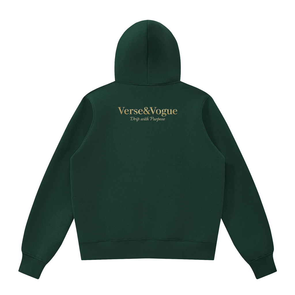 Verse&Vogue | Unisex Fleece Full Zip Hoodie