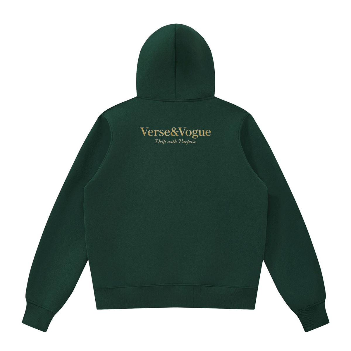 Verse&Vogue | Unisex Fleece Full Zip Hoodie