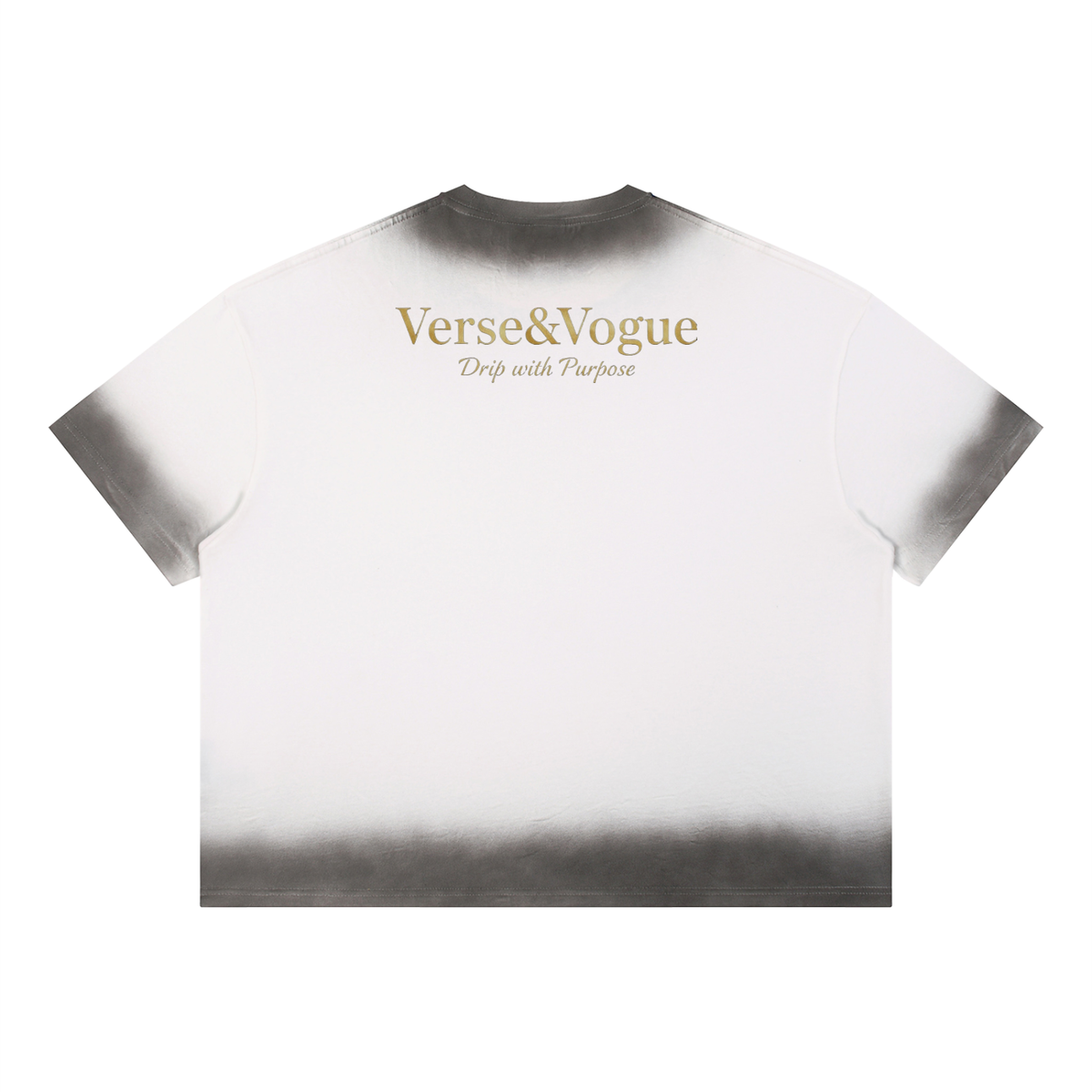 Verse&Vogue | Unisex Boxy Sunfade Vintage Wash T-Shirt