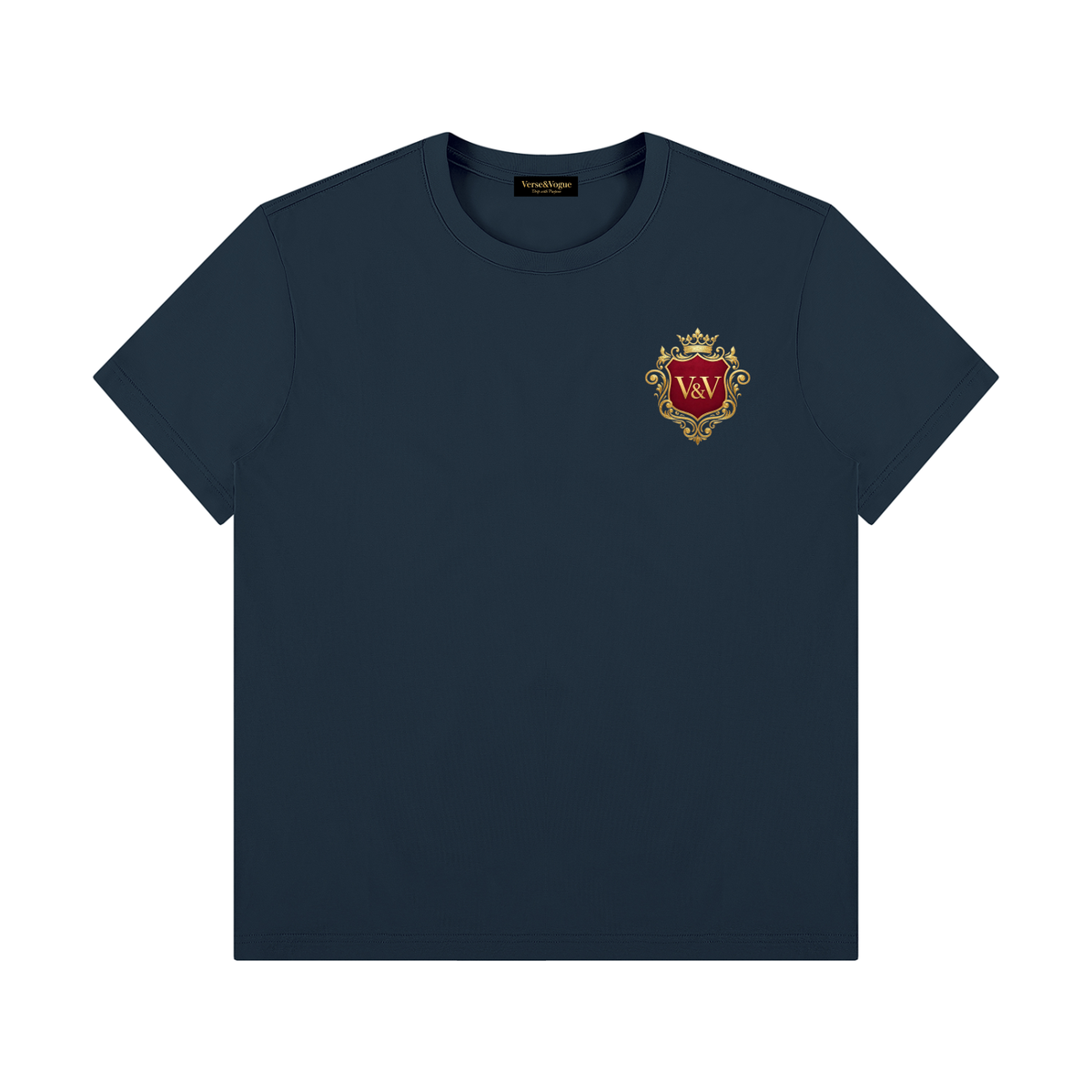 Verse&Vogue | Unisex Regular Fit Crewneck T-Shirt