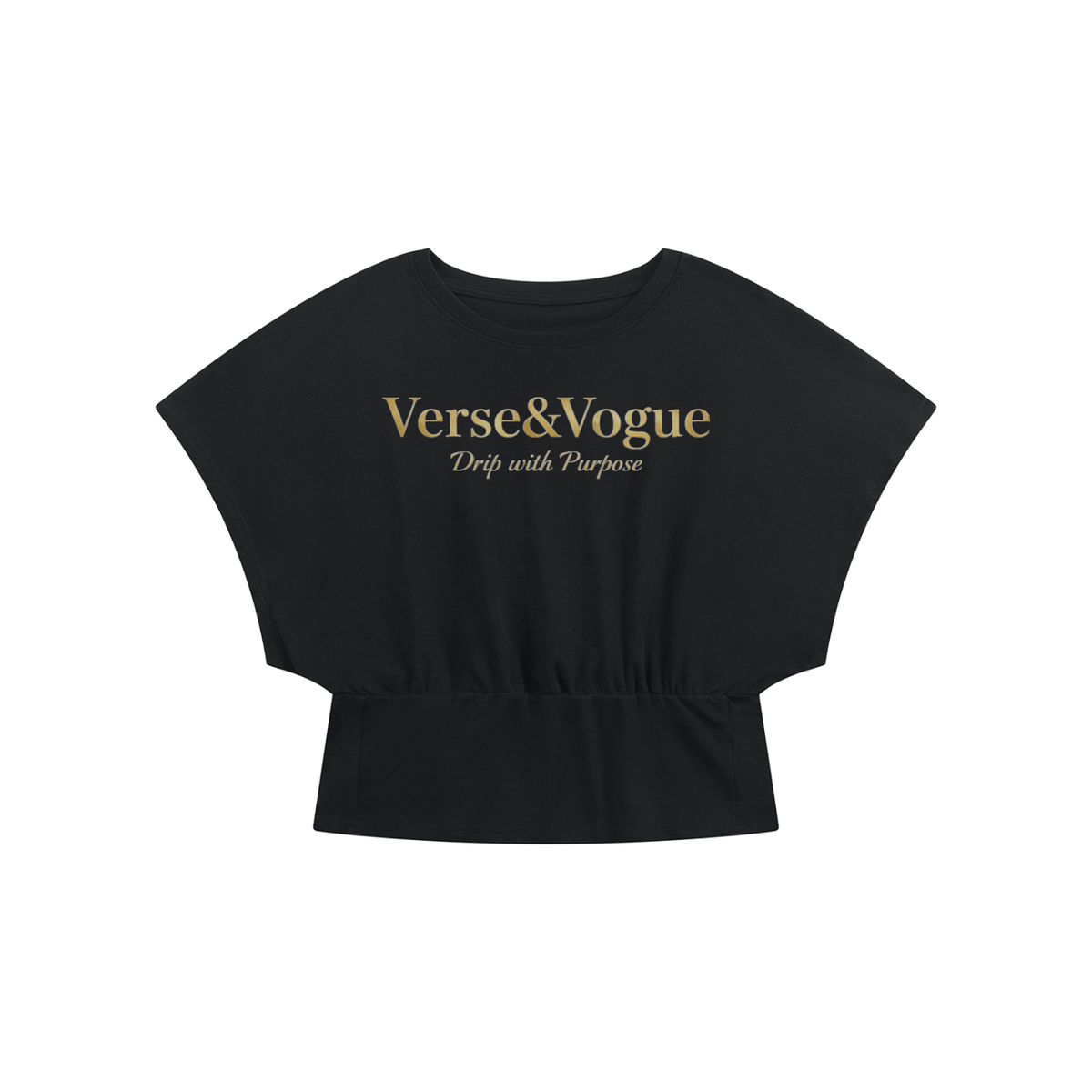 Verse&Vogue | Women’s Crop Dolman T-Shirt