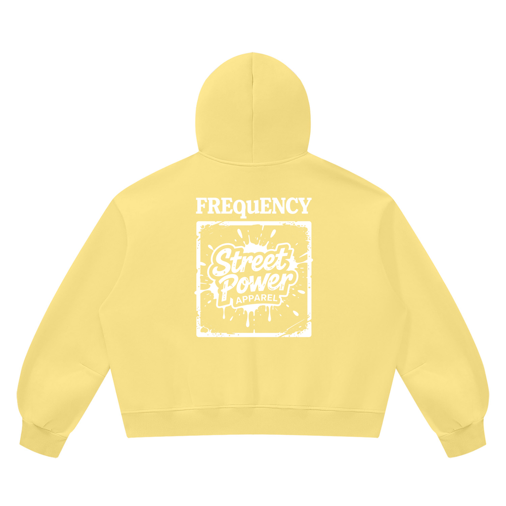 Verse&Vogue | Unisex Vintage Wash Boxy Fleece Hoodie