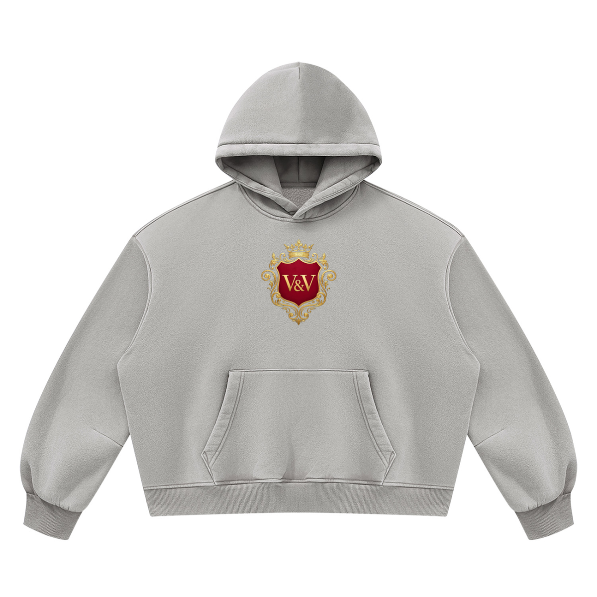 Verse&Vogue | Unisex Vintage Wash Boxy Fleece Hoodie