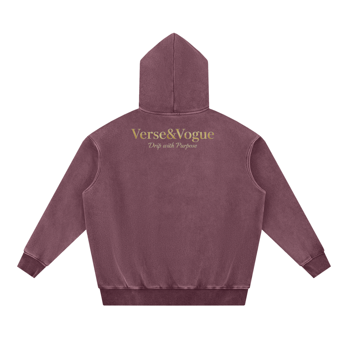Verse&Vogue | Snow Wash Fleece Oversize Hoodie
