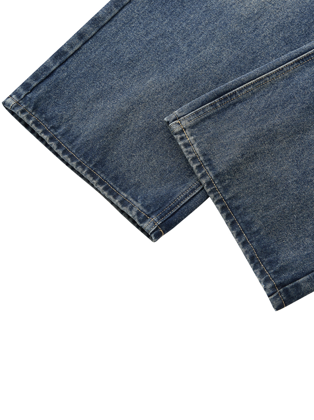 Verse&Vogue | Men’s Vintage Wash Straight Leg Denim Jeans