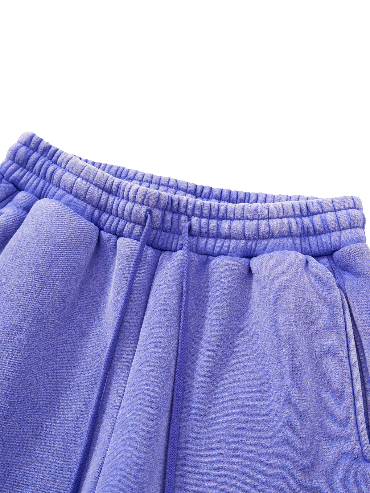 Verse&Vogue | Unisex Vintage Wash Barrel Leg Fleece Sweatpants