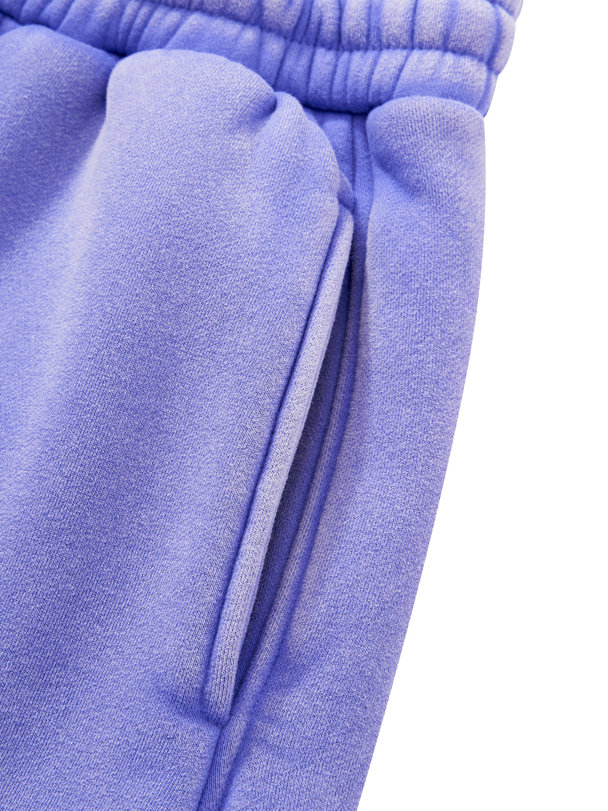 Verse&Vogue | Unisex Vintage Wash Barrel Leg Fleece Sweatpants